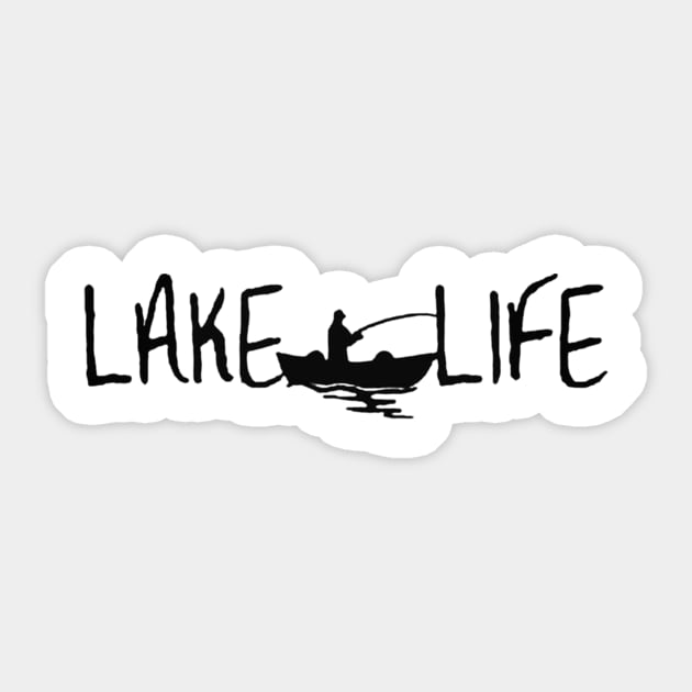 lake life Sticker by clownverty